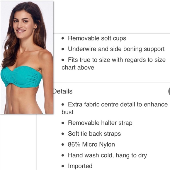 SKYE•INDIE BANDEAU BIKINI TOP - Picture 4 of 9